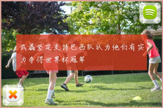 武磊坚定支持巴西队认为他们有实力夺得世界杯冠军